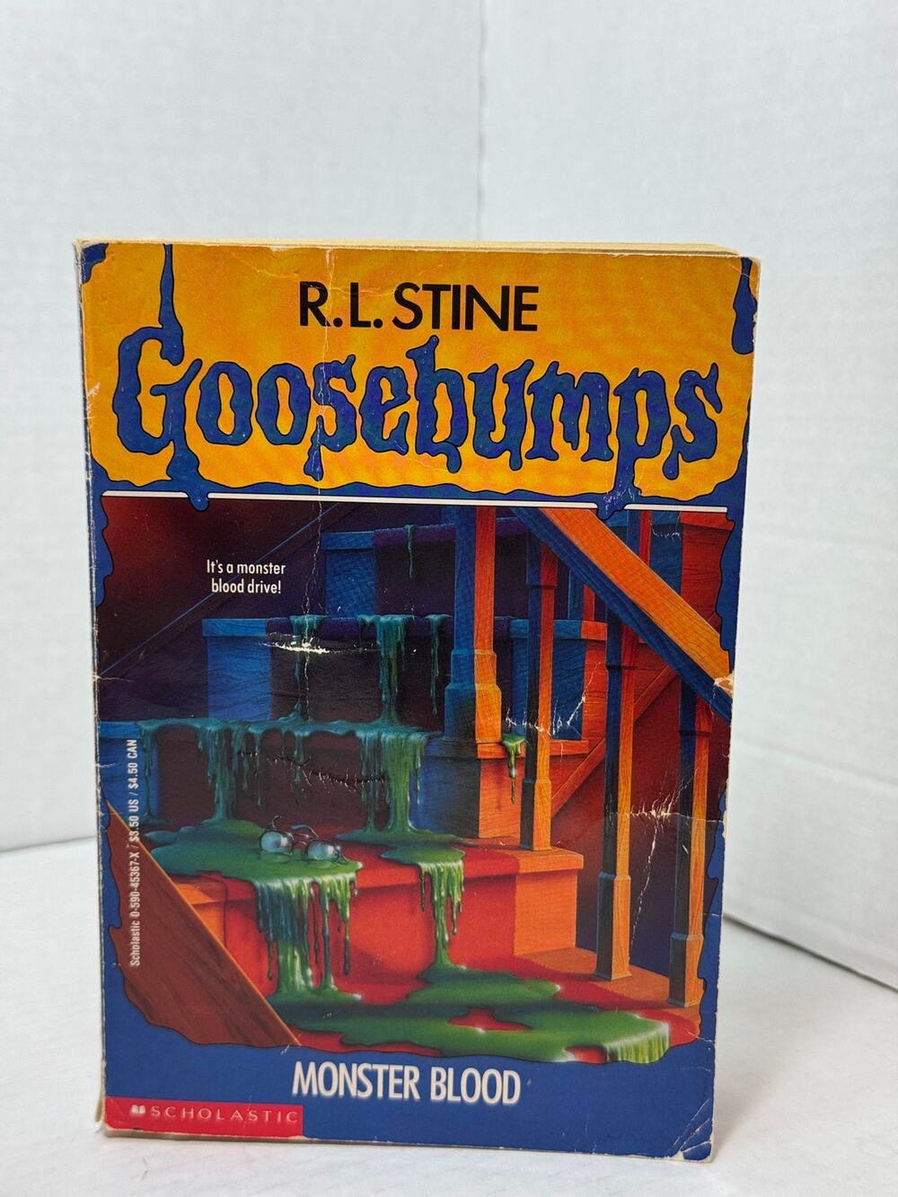 1st Scholastic Printing 1992 Goosebumps #3 Monster Blood R. L. Stine